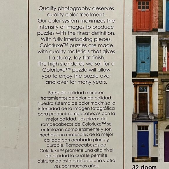 Colorluxe Maximum Color Premium 1,000 Piece Award Winning 32 Door Puzzle - Picture 9 of 12